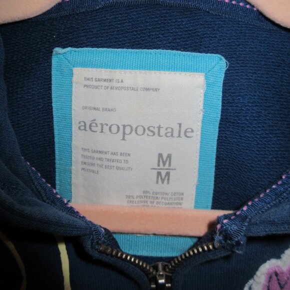 aeropostale full zippered front hoodie size M - Picture 2 of 4